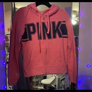 VS PINK full zip hoodie